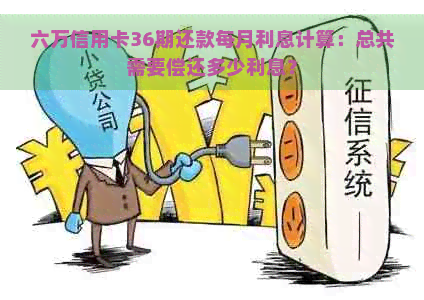 六万信用卡36期还款每月利息计算：总共需要偿还多少利息？