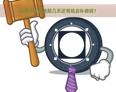 信用卡还款逾期几天还有机会补救吗？