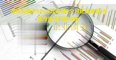 农行信用卡5000元逾期6个月还款金额计算方法与利息分析