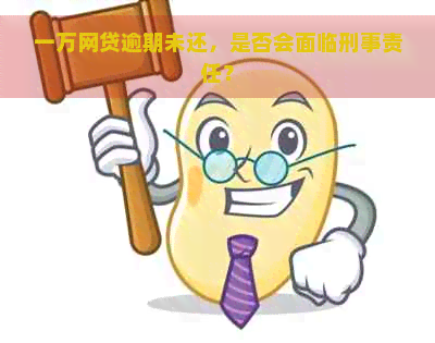 一万网贷逾期未还，是否会面临刑事责任？