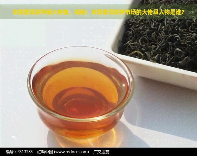 东莞普洱茶存更大老板，揭秘：东莞普洱茶存市场的大佬级人物是谁？