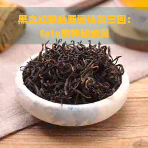 黑之红茶免费阅读第三回：fate的神秘结局