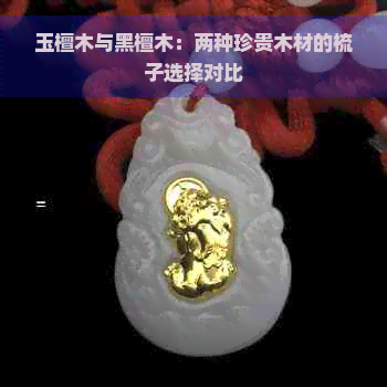 玉檀木与黑檀木：两种珍贵木材的梳子选择对比