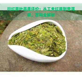 川红茶叶品质评价：从工夫红茶到普洱茶，百科全解析