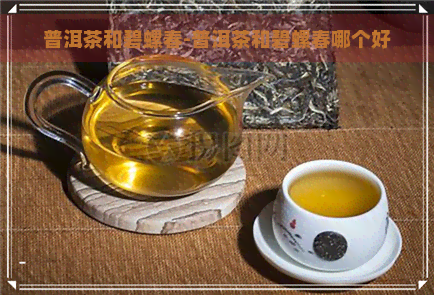 普洱茶和碧螺春-普洱茶和碧螺春哪个好