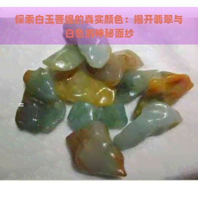 探索白玉菩提的真实颜色：揭开翡翠与白色的神秘面纱