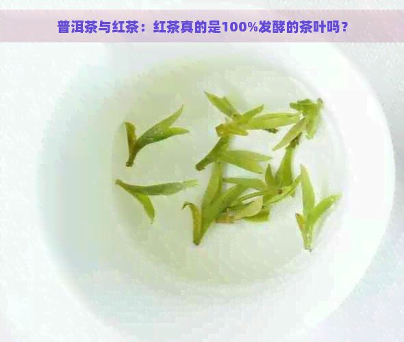 普洱茶与红茶：红茶真的是100%发酵的茶叶吗？