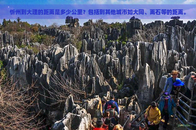 忻州到大理的距离是多少公里？包括到其他城市如大同、离石等的距离。