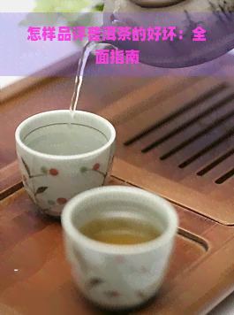 怎样品评普洱茶的好坏：全面指南