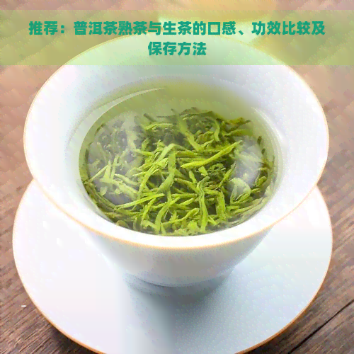 推荐：普洱茶熟茶与生茶的口感、功效比较及保存方法