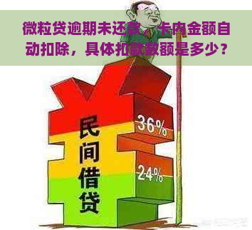 微粒贷逾期未还款，卡内金额自动扣除，具体扣款数额是多少？