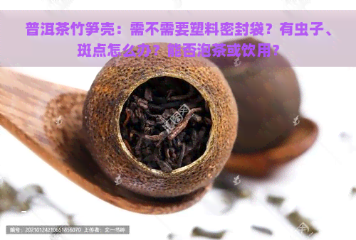 普洱茶竹笋壳：需不需要塑料密封袋？有虫子、斑点怎么办？能否泡茶或饮用？