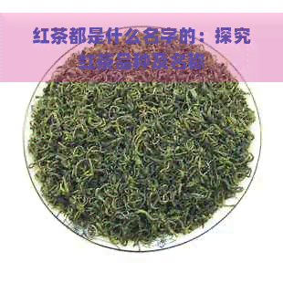 红茶都是什么名字的：探究红茶品种及名称