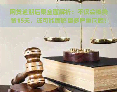 网贷逾期后果全面解析：不仅会被拘留15天，还可能面临更多严重问题！