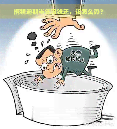 携程逾期半年没钱还，该怎么办？