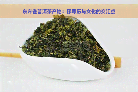 东方雀普洱茶产地：探寻历与文化的交汇点