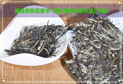 普洱茶购买茶节-普洱茶购买茶节是几月份