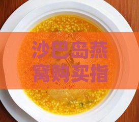 沙巴岛燕窝购买指南：精选推荐与美食体验攻略