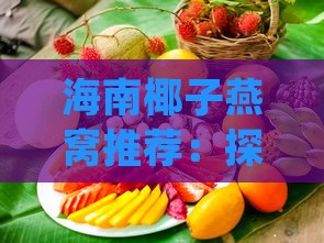 海南椰子燕窝推荐：探寻全岛更佳品尝地点与特色美食体验