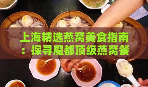 上海精选燕窝美食指南：探寻魔都顶级燕窝餐厅与特色店铺