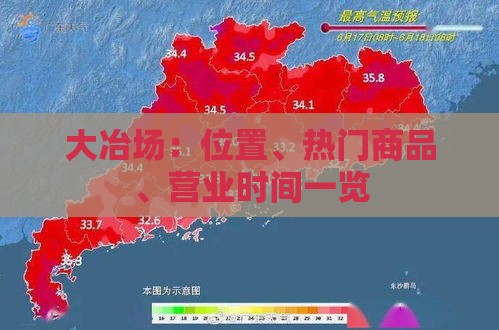 大冶场：位置、热门商品、营业时间一览