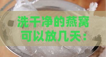 洗干净的燕窝可以放几天：存放时间与储藏方法解析