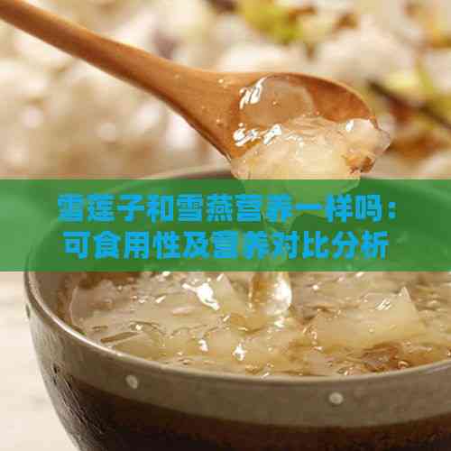 雪莲子和雪燕营养一样吗：可食用性及营养对比分析