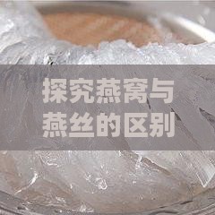 探究燕窝与燕丝的区别与相似之处