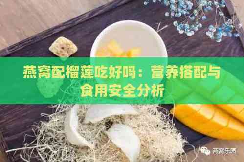 燕窝配榴莲吃好吗：营养搭配与食用安全分析