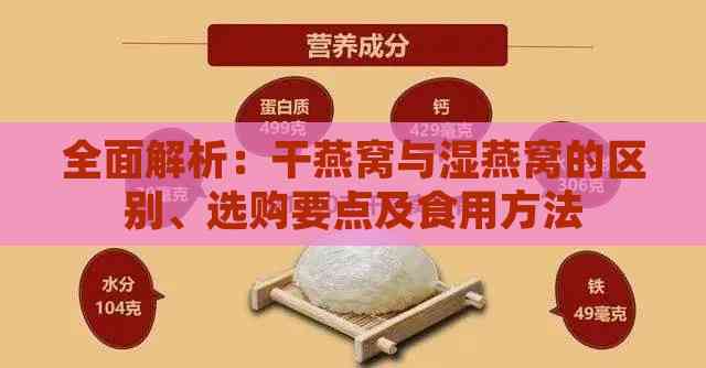 全面解析：干燕窝与湿燕窝的区别、选购要点及食用方法