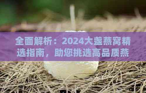 全面解析：2024大盏燕窝精选指南，助您挑选高品质燕窝