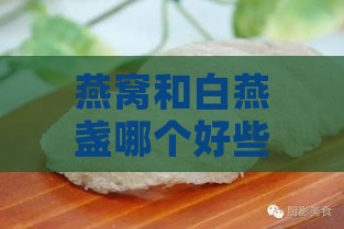 燕窝和白燕盏哪个好些：比较与选择指南