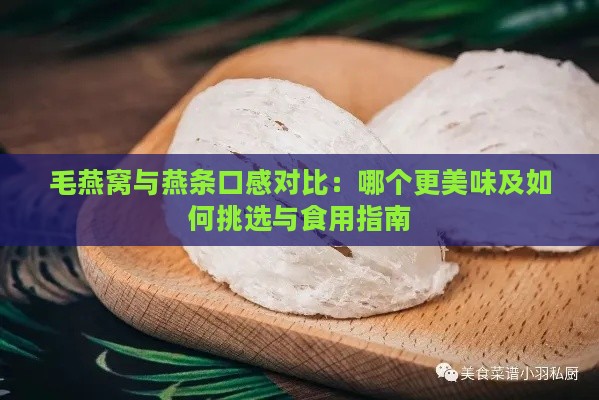 毛燕窝与燕条口感对比：哪个更美味及如何挑选与食用指南