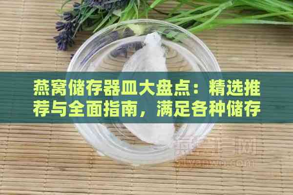 燕窝储存器皿大盘点：精选推荐与全面指南，满足各种储存需求