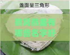 燕窝燕盏有哪些名字好听，盘点燕窝十大名称