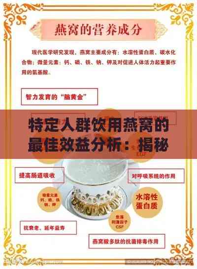 特定人群饮用燕窝的更佳效益分析：揭秘哪些人群最受益