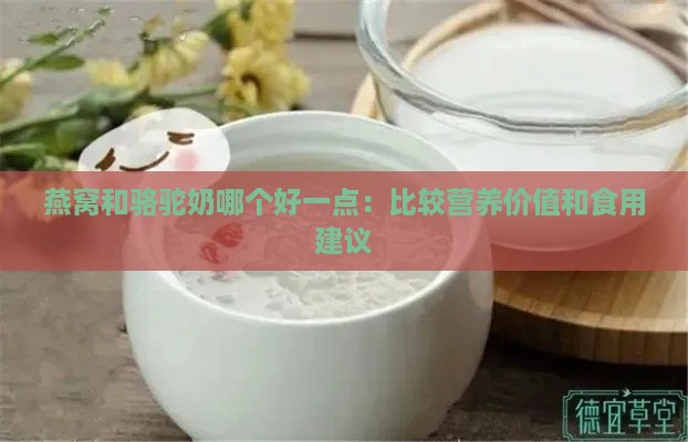 燕窝和骆驼奶哪个好一点：比较营养价值和食用建议