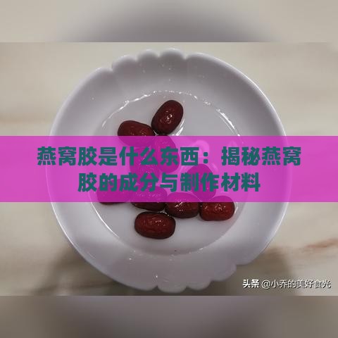 燕窝胶是什么东西：揭秘燕窝胶的成分与制作材料