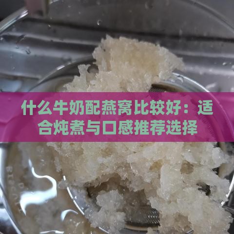 什么牛奶配燕窝比较好：适合炖煮与口感推荐选择