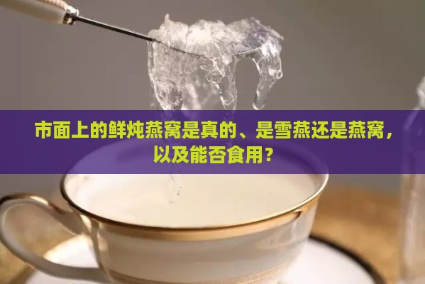 市面上的鲜炖燕窝是真的、是雪燕还是燕窝，以及能否食用？