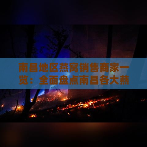 南昌地区燕窝销售商家一览：全面盘点南昌各大燕窝专卖店与购买指南