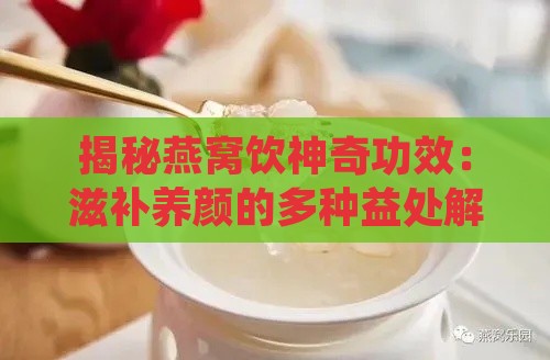 揭秘燕窝饮神奇功效：滋补养颜的多种益处解析