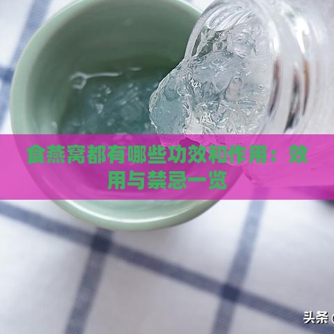 食燕窝都有哪些功效和作用：效用与禁忌一览