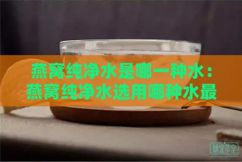 燕窝纯净水是哪一种水：燕窝纯净水选用哪种水更好及其含义解析