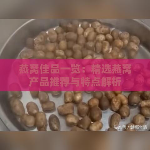 燕窝佳品一览：精选燕窝产品推荐与特点解析