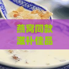 燕窝同款滋补佳品：盘点市场上热门的替代