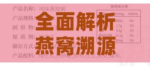 全面解析燕窝溯源标准：从原产地备案到品质分级的一站式指南