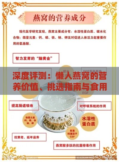 深度评测：懒人燕窝的营养价值、挑选指南与食用注意事项