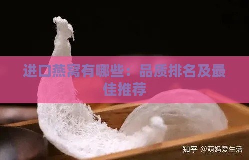 进口燕窝有哪些：品质排名及更佳推荐