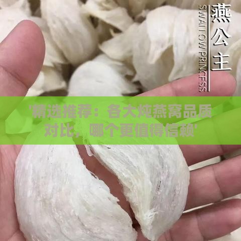 '精选推荐：各大炖燕窝品质对比，哪个更值得信赖'